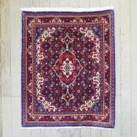 ペルシャ絨毯　サルーク産オールド　約78×70cm　M-1318　手織り絨毯