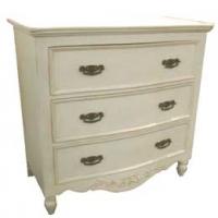 チェスト(3引出)　 ESN-RN121011　白家具　輸入家具