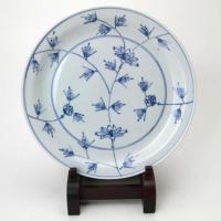 プレートL　HANAKARAKUSA 　青花　有田焼