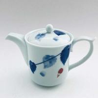 アブチロンこだわりのポット　青花　有田焼