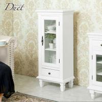 シャビーシックなスモールキャビネット　デュエット　輸入家具　【送料無料】