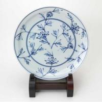 プレートM(7寸)　HANAKARAKUSA　青花　有田焼