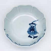 クラシックシリーズ 紅毛青花八方割小鉢　青花　有田焼