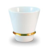 ハッピーリング(白)　至高の焼酎グラス　有田焼　匠の蔵