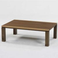 ウォールナット天然杢の家具調こたつ120cm幅-いおりSP