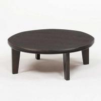 二重天板式の丸型家具調こたつ105cm丸-スイートSP-ダークブラウン色