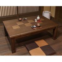 どんな空間にもマッチする家具調コタツ135cm幅-六花KR-DX