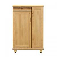 75cm幅スリムシューズボックス(下駄箱)ロータイプ　―パステルDX-75L