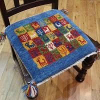 ペルシャ絨毯ギャッベ　AB-PT26679　座布団サイズ