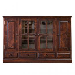 北海道のカバ材を使用した150cm幅サイドボード　北海シリーズ