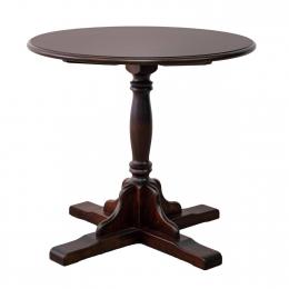 カバ材使用の75cm幅丸テーブル　北海シリーズ