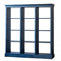 カバ材使用の素敵な135cm幅パーティションボード( ネイビー色)　北海シリーズ