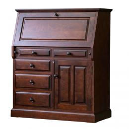 カバ材使用の素敵な90cm幅ライティングデスク　北海シリーズ