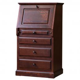 カバ材使用の素敵な60cm幅ライティングデスク　北海シリーズ