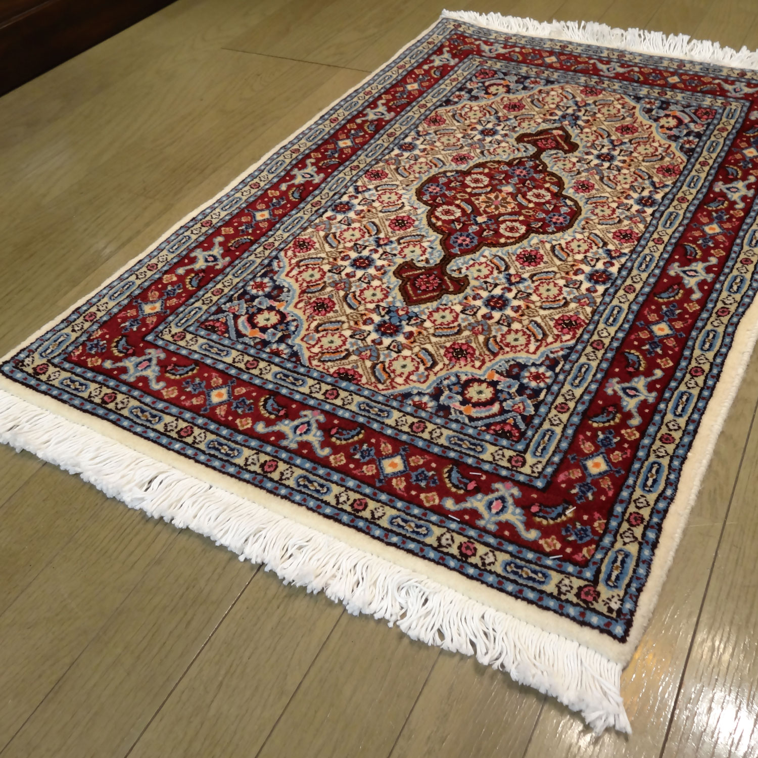 ペルシャ絨毯 ムード産 約91×62cm|いい家具ネット