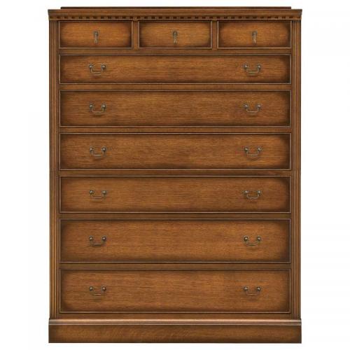 引出7段の105cm幅ハイチェスト1050　ブルックスDX