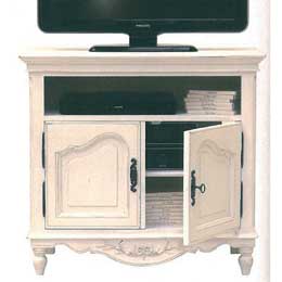 TVボード90　 EISN-121012　白家具　輸入家具