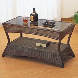 ソファーテーブル　IMEDS-T121B　ラタン・籐家具