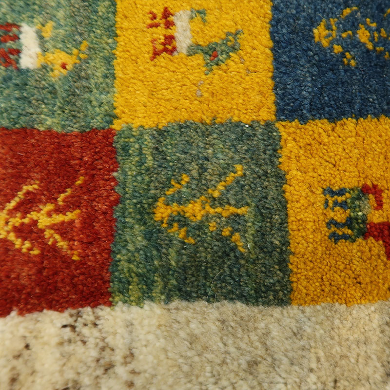 ペルシャ絨毯ギャベ(ギャッベ) 玄関マットサイズ M-BB18788|いい家具ネット