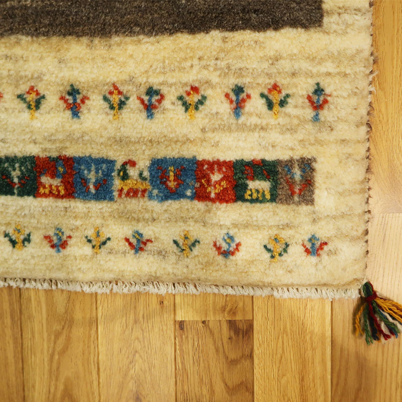 ペルシャ絨毯ギャベ(ギャッベ) 玄関マットサイズ M-BT5247|いい家具ネット