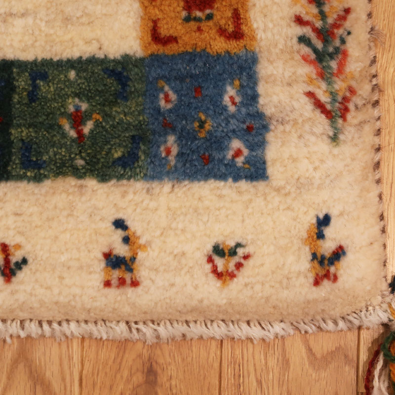 ペルシャ絨毯ギャベ(ギャッベ) 玄関マット M-BT5225|いい家具ネット