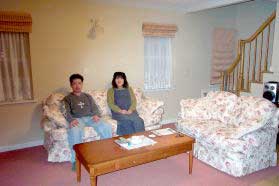 山武市(旧成東町)の今関様宅を訪問させて頂きました。
 2000年7月に新居をご新築されました。とても、素敵なお宅です。
