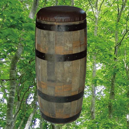 ウイスキー樽バレルドラムチェアー(ハイ)　YM-KBC-764　バレルクラフト　樽物語