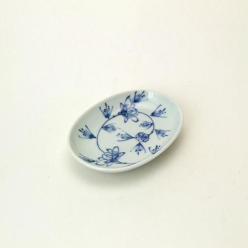 小判小皿 HANAKARAKUSA　青花　有田焼