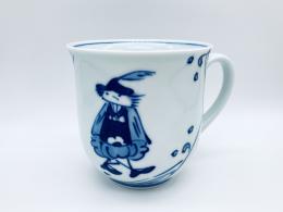 クラシックシリーズ 紅毛青花反マグカップ　青花　有田焼