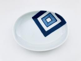 小判小皿 EDO　青花　有田焼