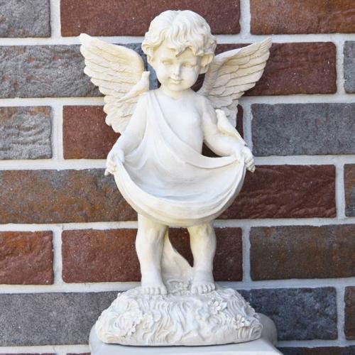 ガーデニング イタリアン ルネッサンス・天使ジュエリートレイ　ガーデン装飾