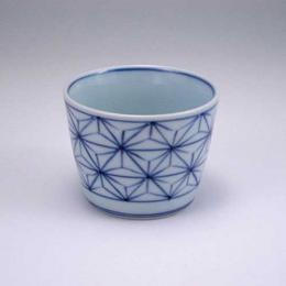 麻の葉そば猪口(小)　青花　有田焼