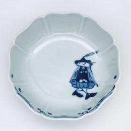 クラシックシリーズ 紅毛青花八方割小鉢　青花　有田焼