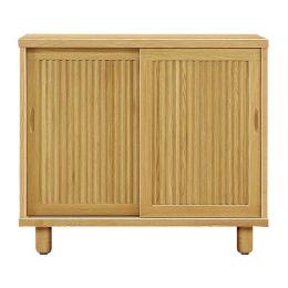 120cm幅横型シューズボックス(下駄箱)　和美　ナチュラル色