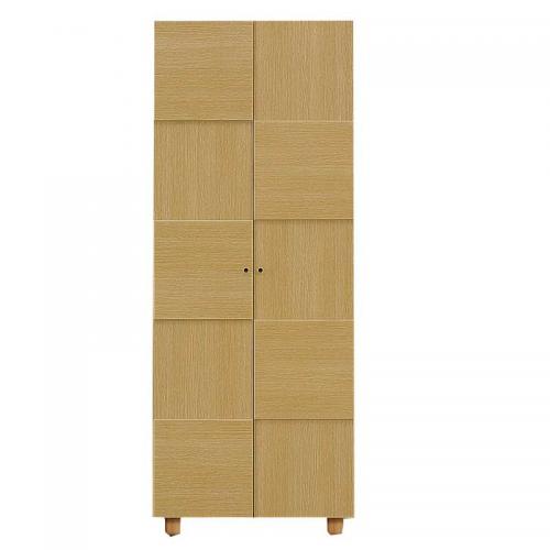 75cm幅ハイタイプのシューズボックス(下駄箱)　オリーブ75HNA　ナチュラル色