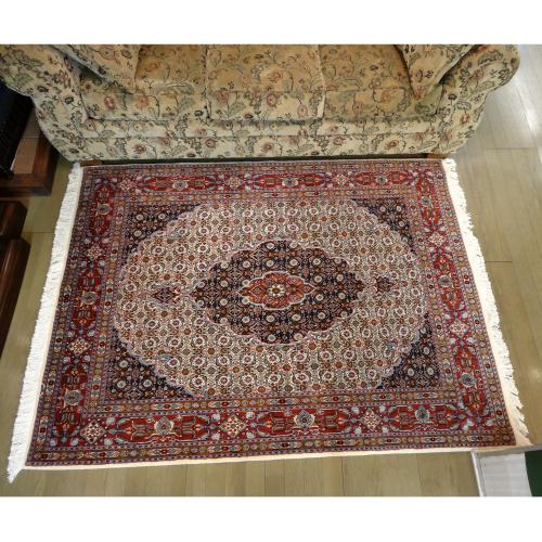 ペルシャ絨毯　ムード産　約197×150cm