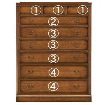 チェスト引き出し