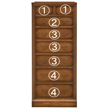 チェスト引き出し