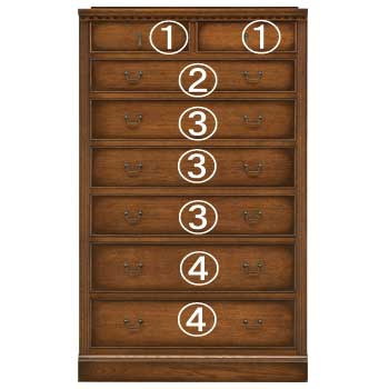 チェスト引き出し